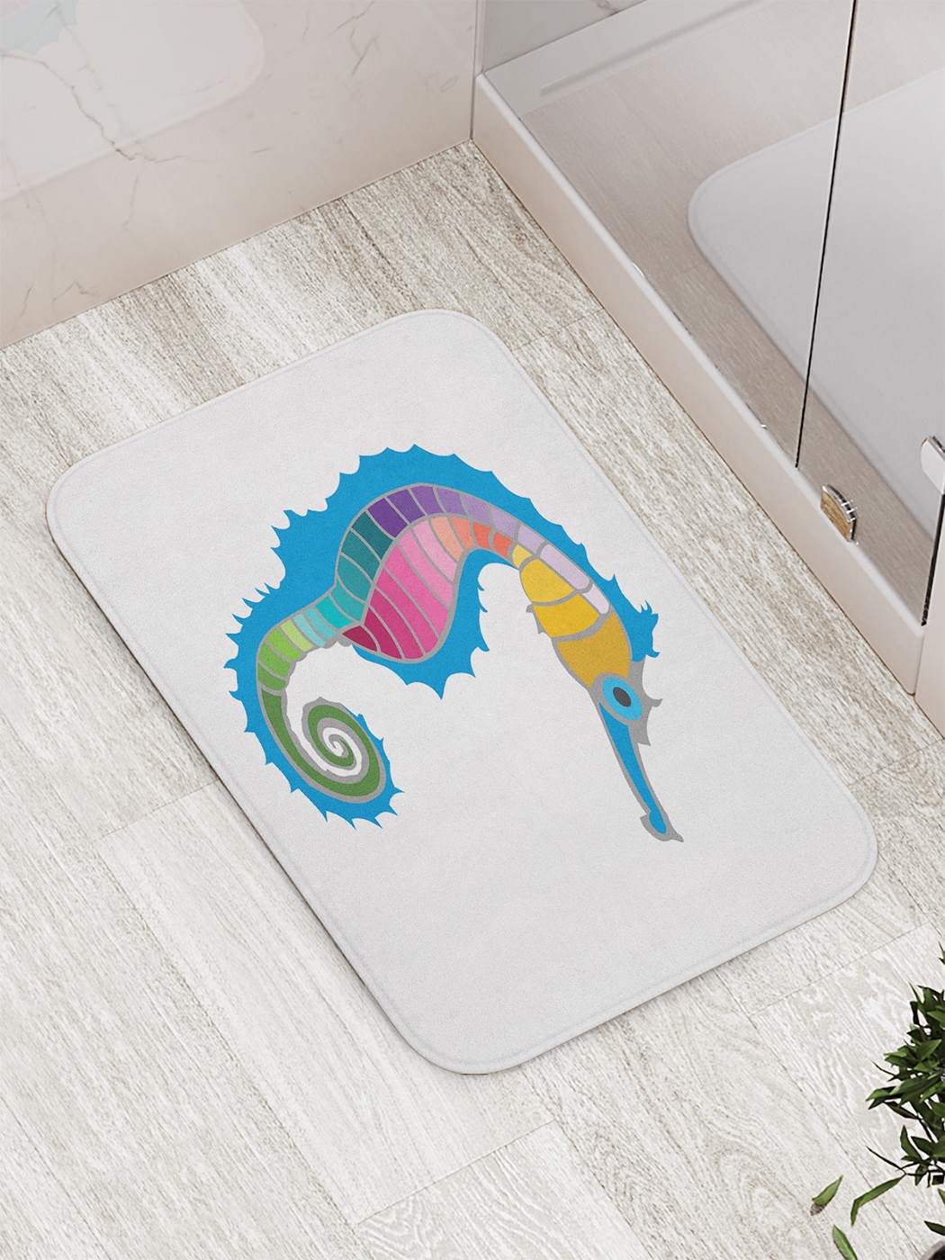 

Коврик противоскользящий для ванной, сауны, бассейна, 77х52 см bath_68217 JoyArty