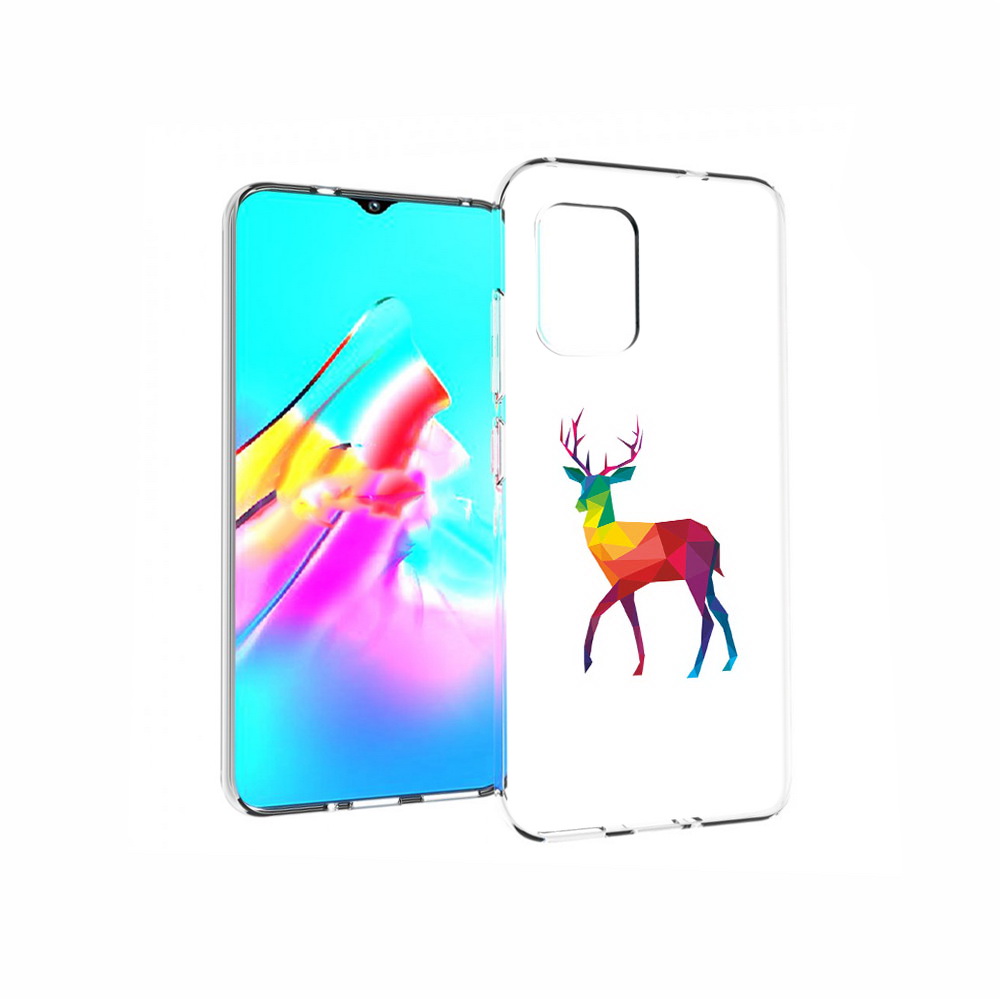 

Чехол MyPads Tocco для Asus Zenfone 8 геометрический олень, Прозрачный, Tocco
