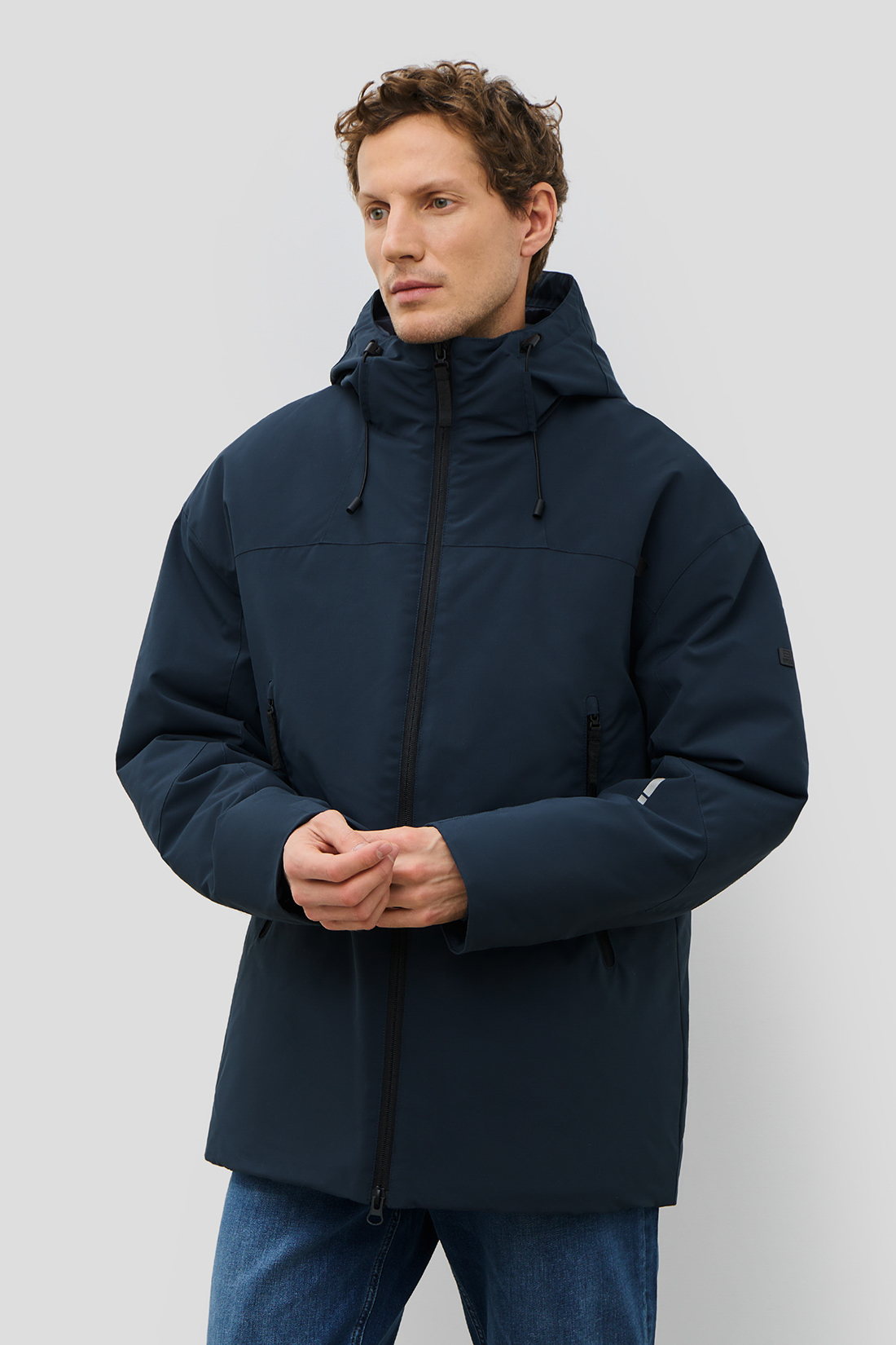

Куртка мужская Baon B5323001 синяя XL, Синий, B5323001