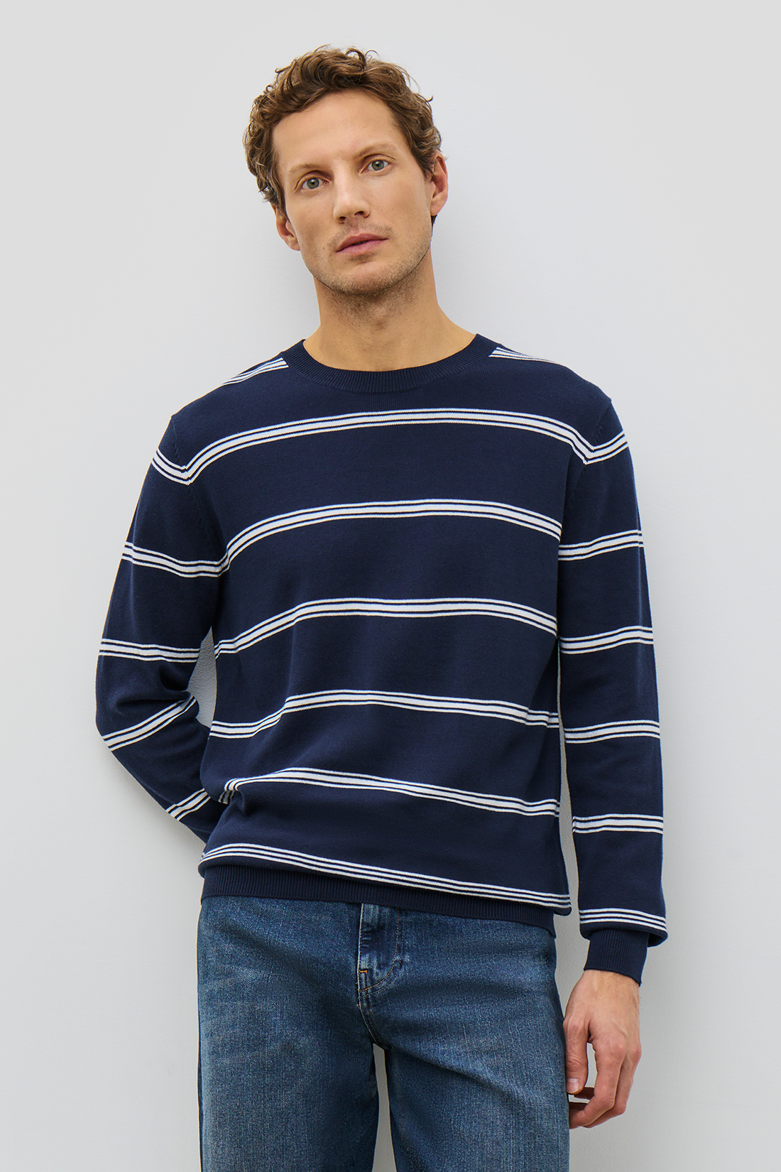 

Джемпер мужской Baon B6323001 синий 2XL, B6323001