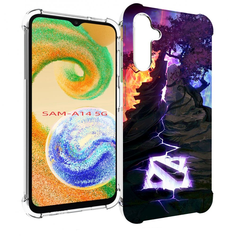 

Чехол MyPads dota 2 логотип для Samsung Galaxy A14 5G, Прозрачный, Tocco