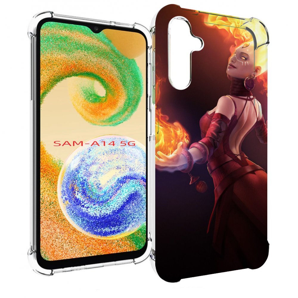 

Чехол MyPads dota 2 Lina для Samsung Galaxy A14 5G, Прозрачный, Tocco