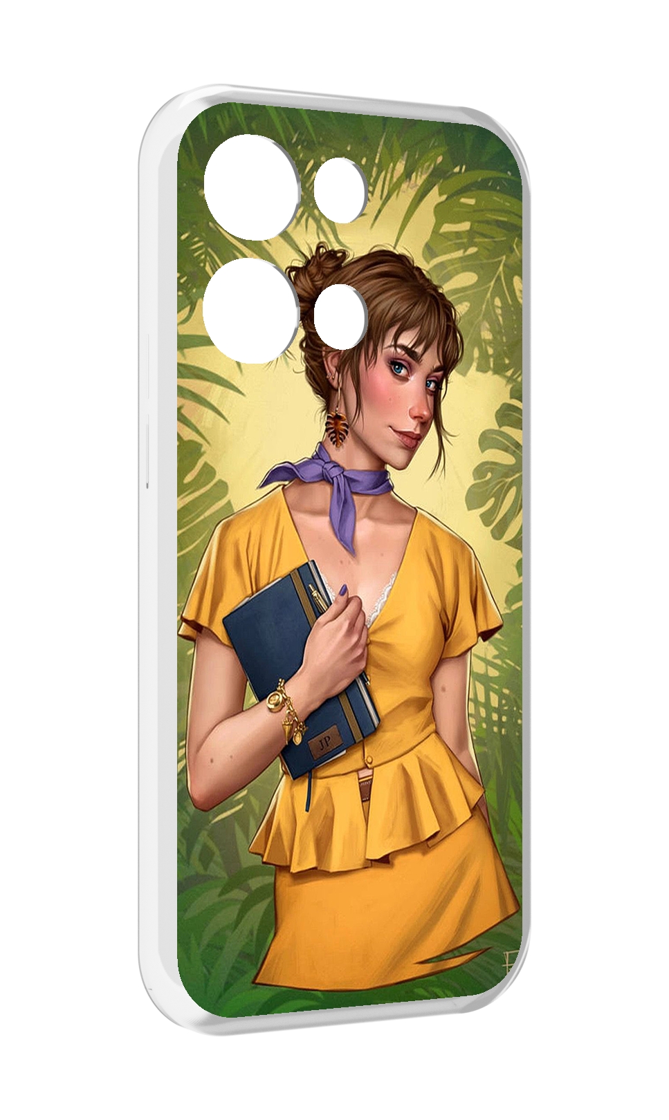 

Чехол MyPads девушка-в-зелени женский для OPPO Reno8 Pro, Прозрачный, Tocco