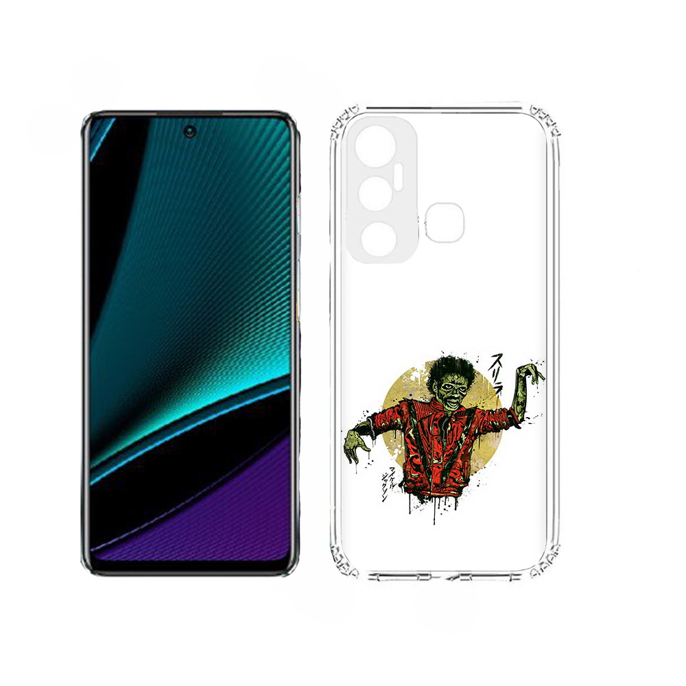 

Чехол MyPads Зомби для Infinix Hot 11, Прозрачный, Tocco