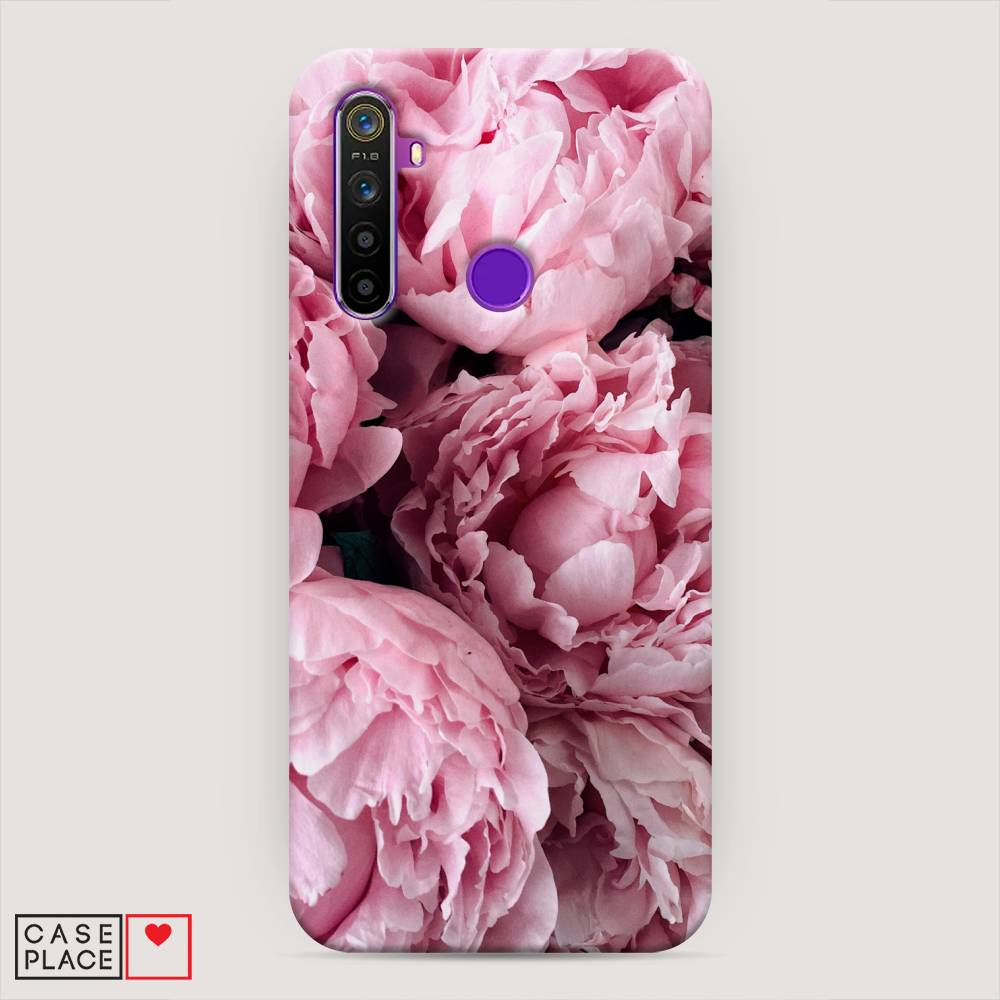 

Пластиковый чехол "Нежные пионы" на Realme 5, 251520-6