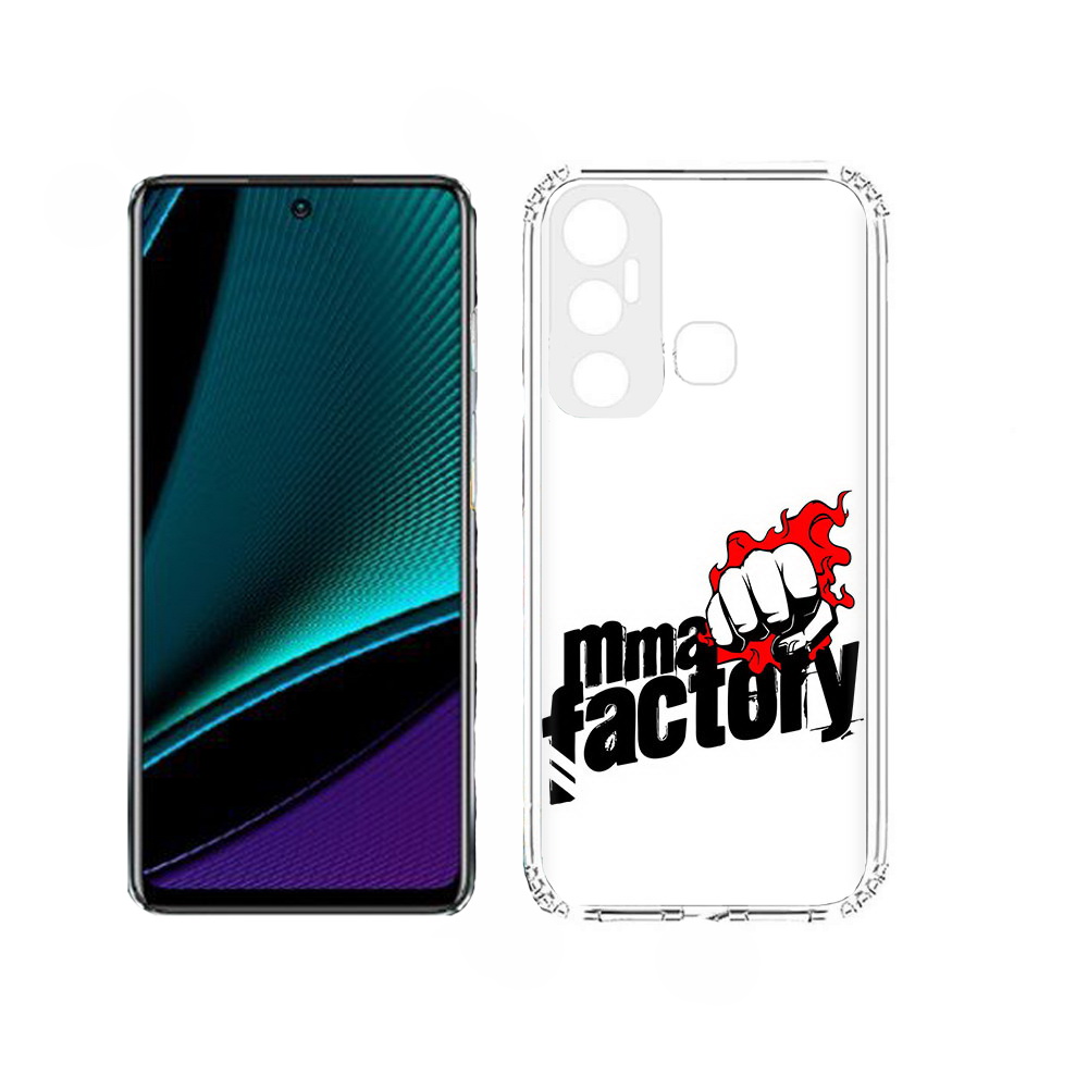 

Чехол MyPads Единоборства ММА для Infinix Hot 11, Прозрачный, Tocco