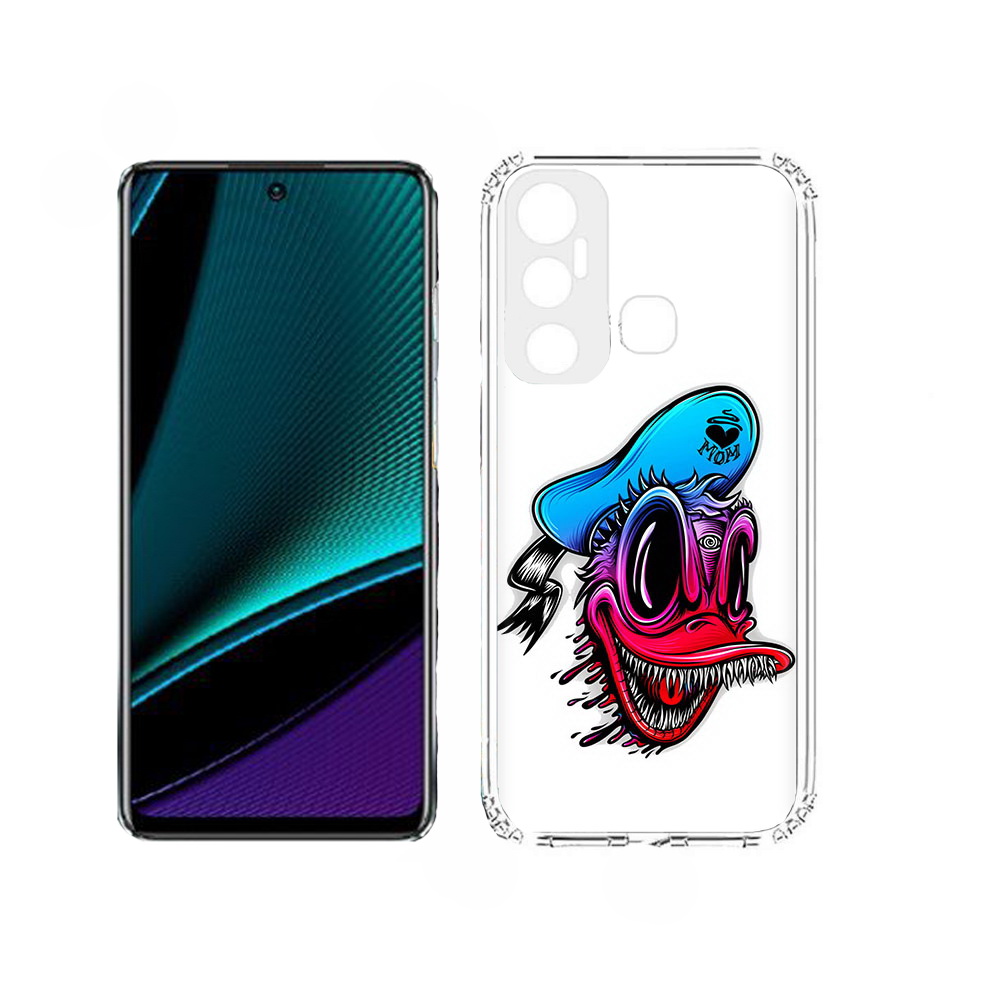 

Чехол MyPads Дональд для Infinix Hot 11, Прозрачный, Tocco