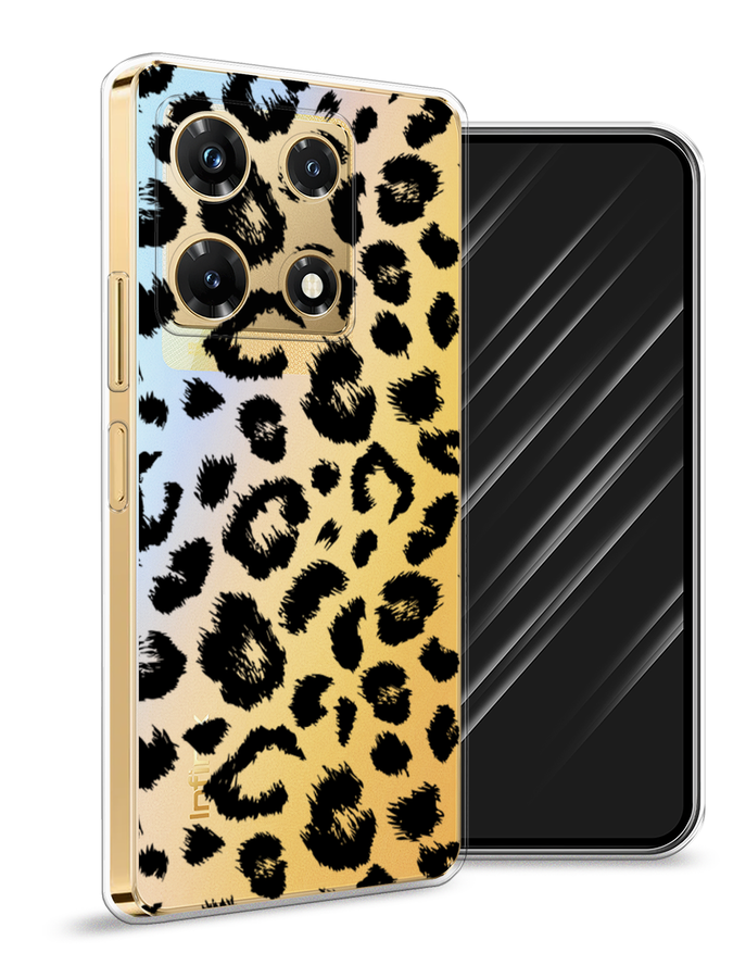 

Чехол Awog на Infinix Note 30 Pro "Окрас леопарда фон", Черный, 3104550-2