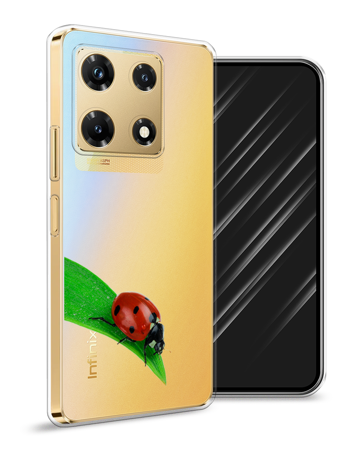 

Чехол Awog на Infinix Note 30 Pro "На счастье", Белый;красный;зеленый, 3104550-1