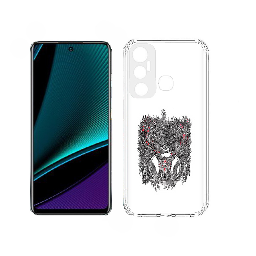 

Чехол MyPads Дизайнерские_676 для Infinix Hot 11, Прозрачный, Tocco