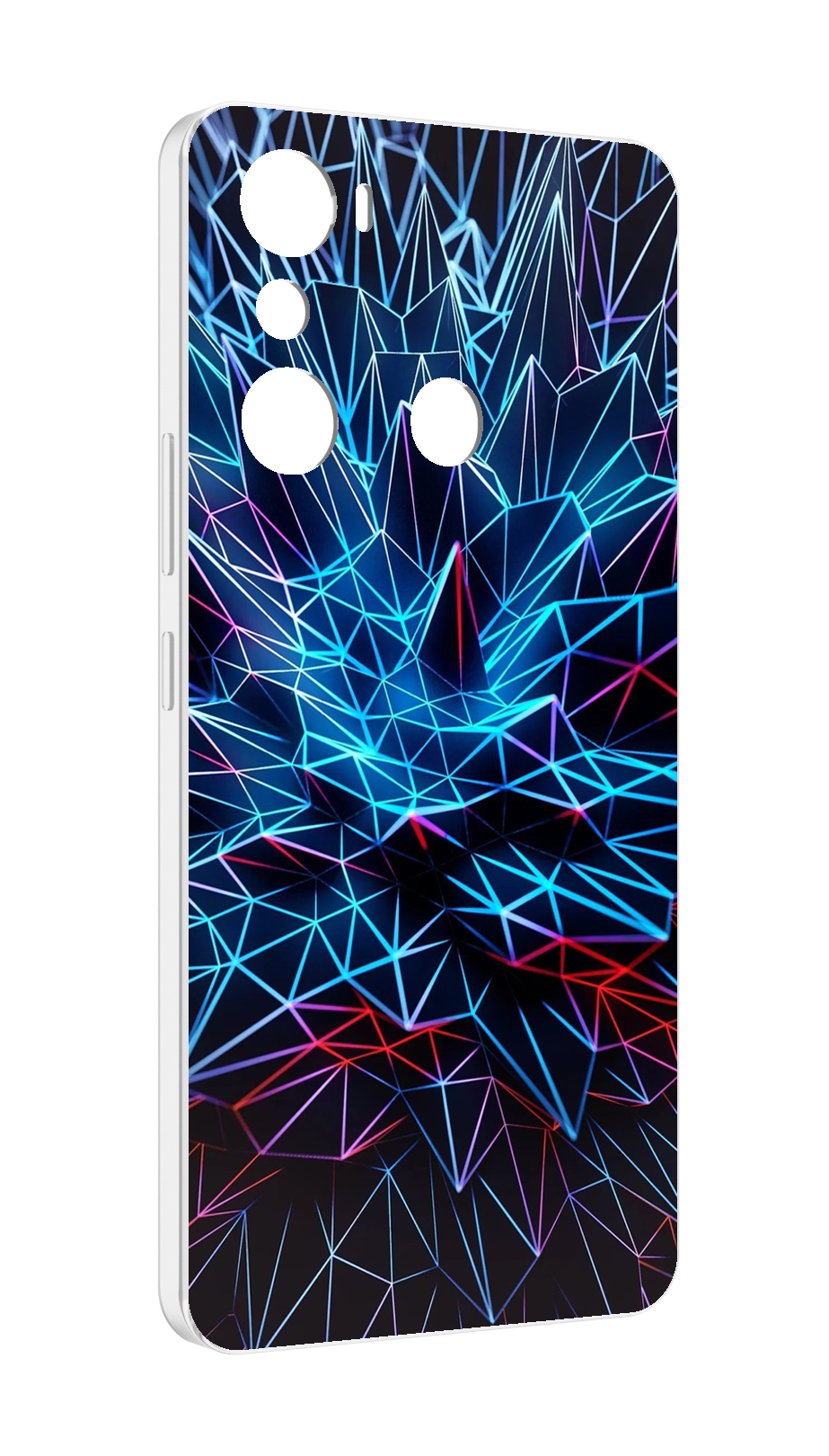 

Чехол MyPads неоновая-абстракция для Infinix Hot 20i, Прозрачный, Tocco