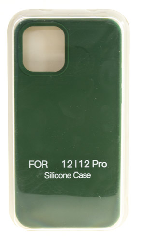 

Hакладка Silicone Cover для iPhone 12/12 Pro, темно-зеленый (23)