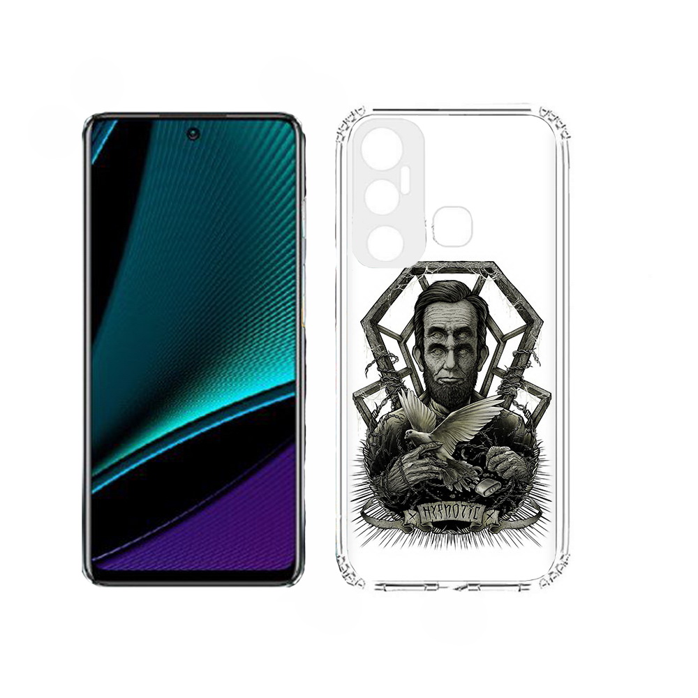 

Чехол MyPads франклин абстракция для Infinix Hot 11, Прозрачный, Tocco