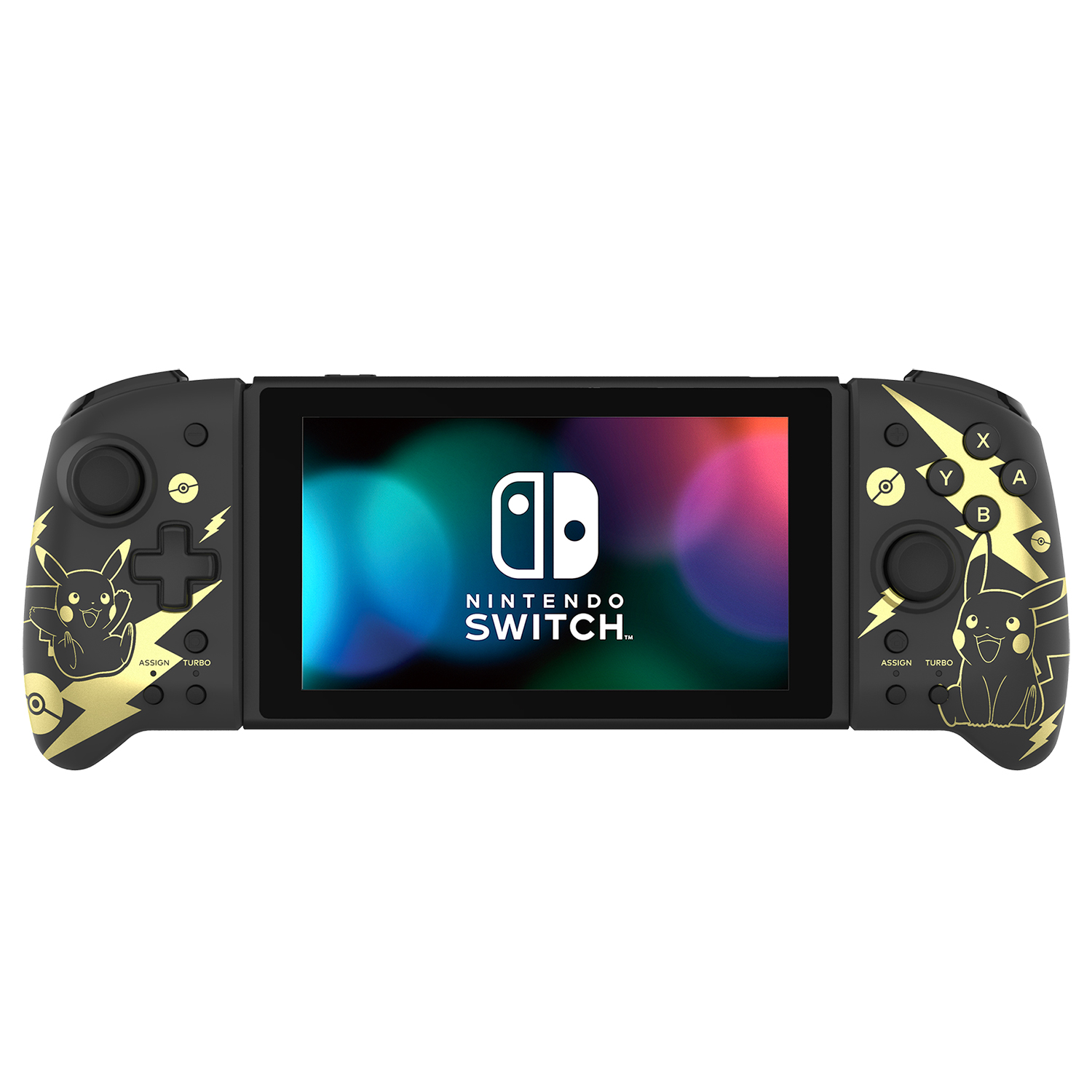 фото Контроллеры hori split pad pro (pikachu black & gold) для nintendo switch (nsw-295u)