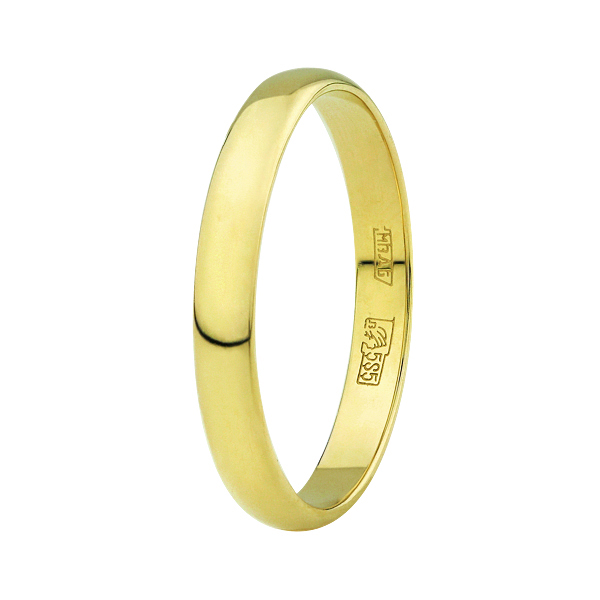Кольцо из желтого золота р. 19 Юверос 122000-ж
