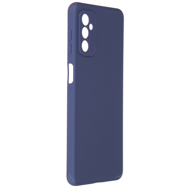 фото Чехол alwio для samsung galaxy m52 5g silicone soft touch dark blue astgm52bl