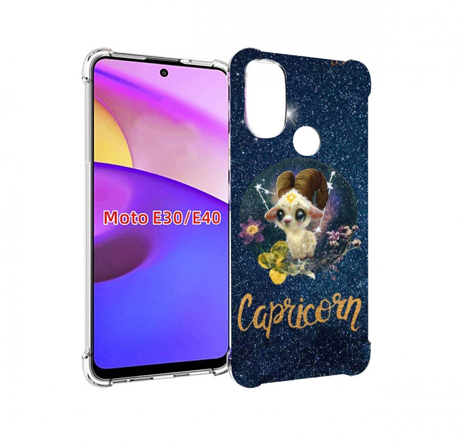 

Чехол бампер MyPads знак зодиака козерог 3 для Motorola Moto E30, Прозрачный, Tocco