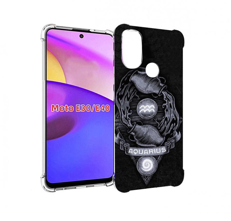 

Чехол бампер MyPads знак зодиака водолеи 6 для Motorola Moto E3, Прозрачный, Tocco