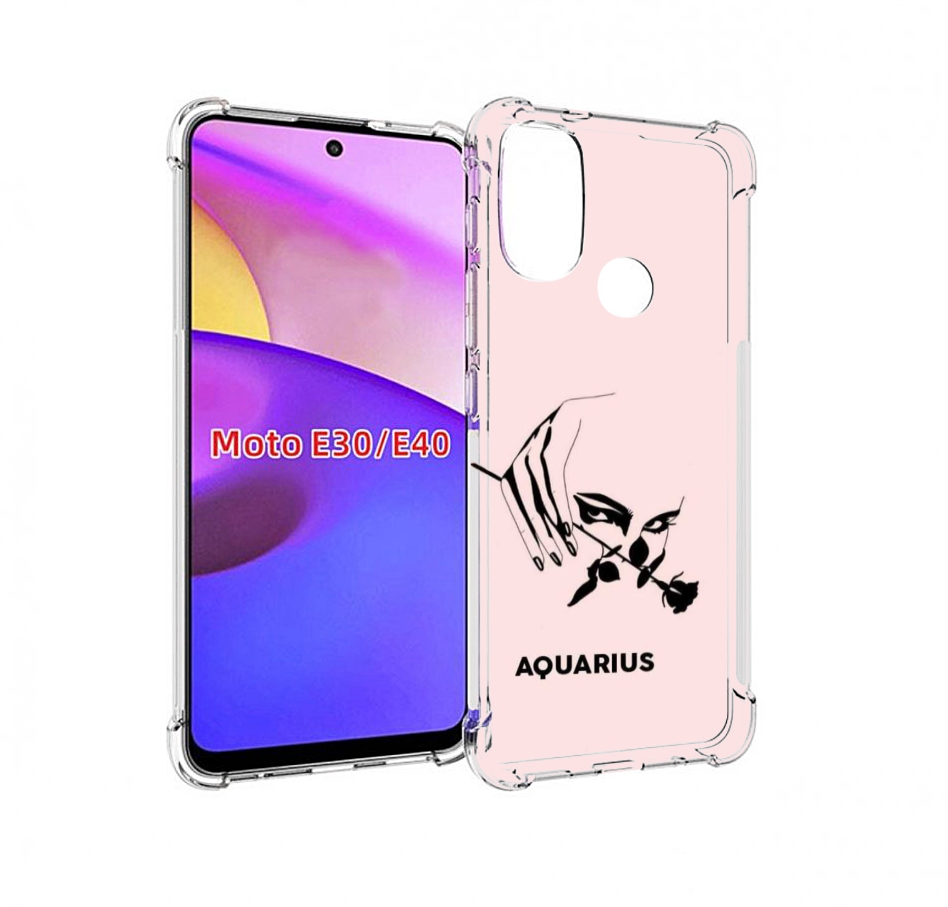 

Чехол бампер MyPads знак зодиака водолеи 3 для Motorola Moto E3, Прозрачный, Tocco
