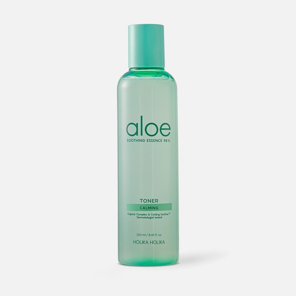 

Тонер для лица Holika Holika Aloe Soothing Essence 98%, увлажняющий, с алоэ вера, 250 мл