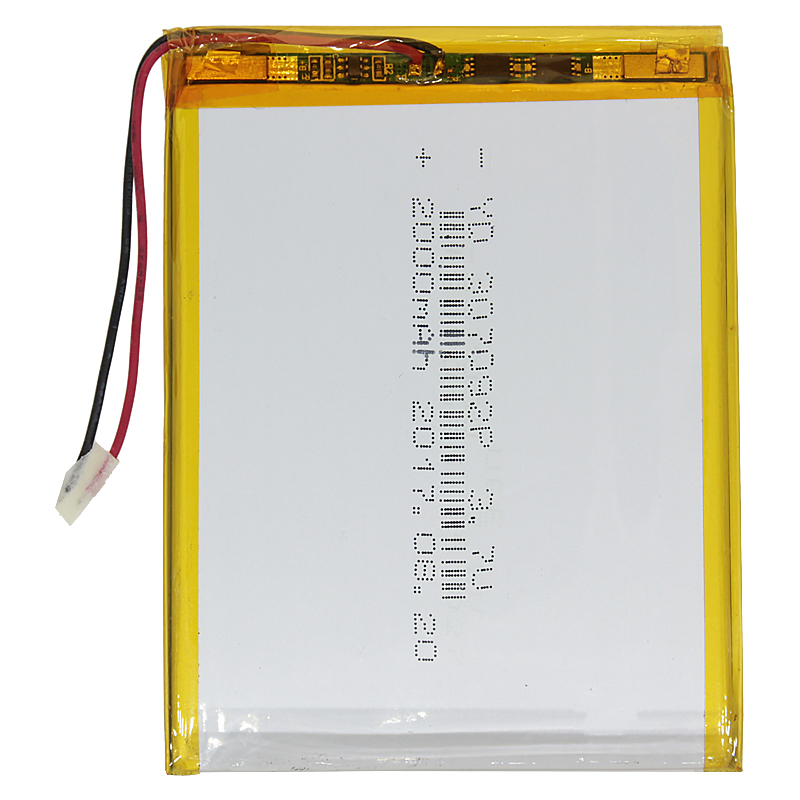 

Аккумуляторная батарея универсальная 307092p (3*70*92 mm) 3,7v Li-Pol 2000 mAh
