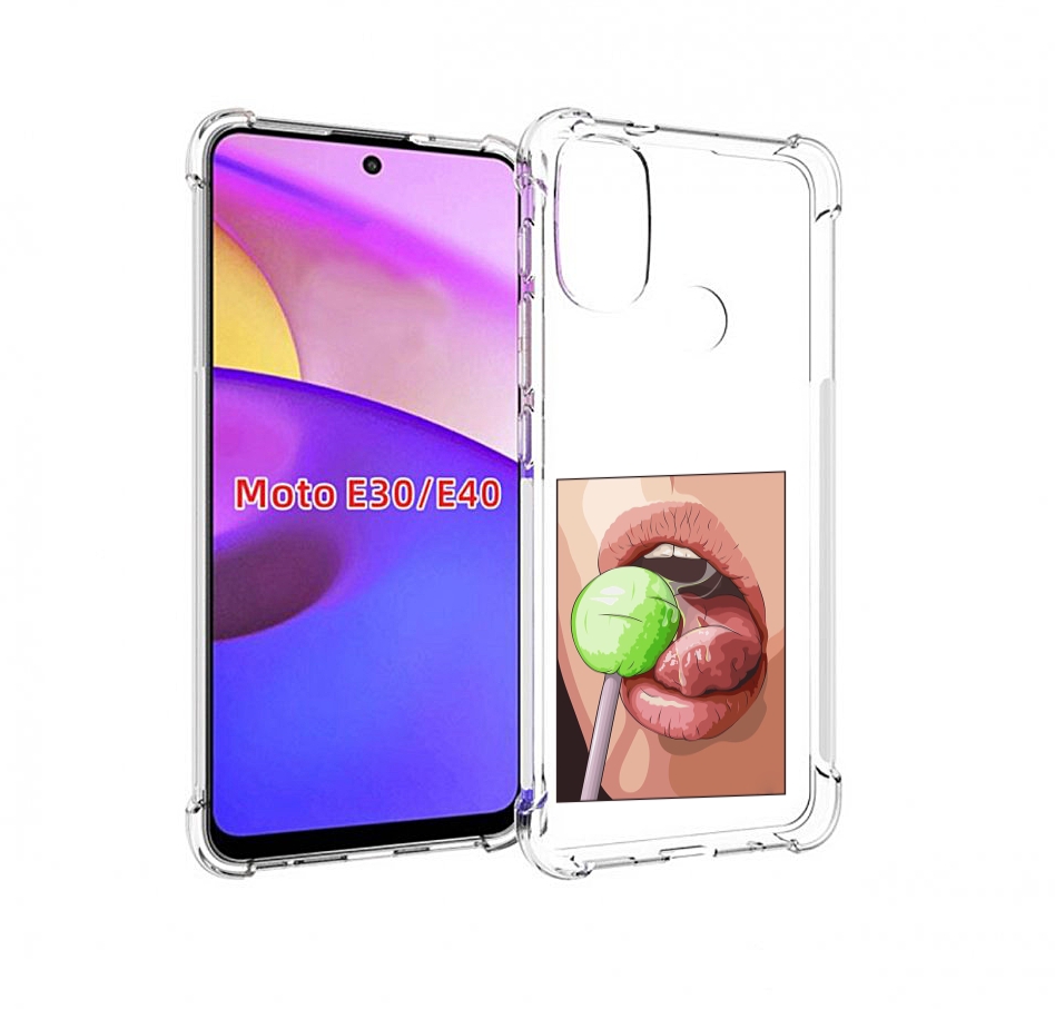 

Чехол бампер MyPads зеленый-чупа-чупс женский для Motorola Moto, Прозрачный, Tocco