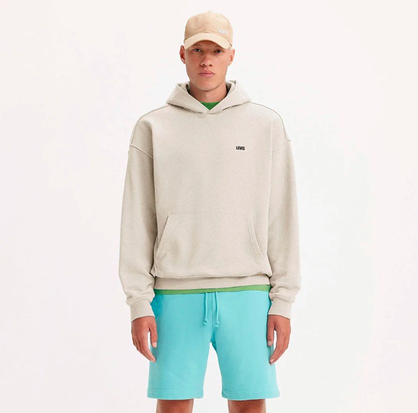 

Худи мужское Levi's A633000020 серое XL, Серый, A633000020
