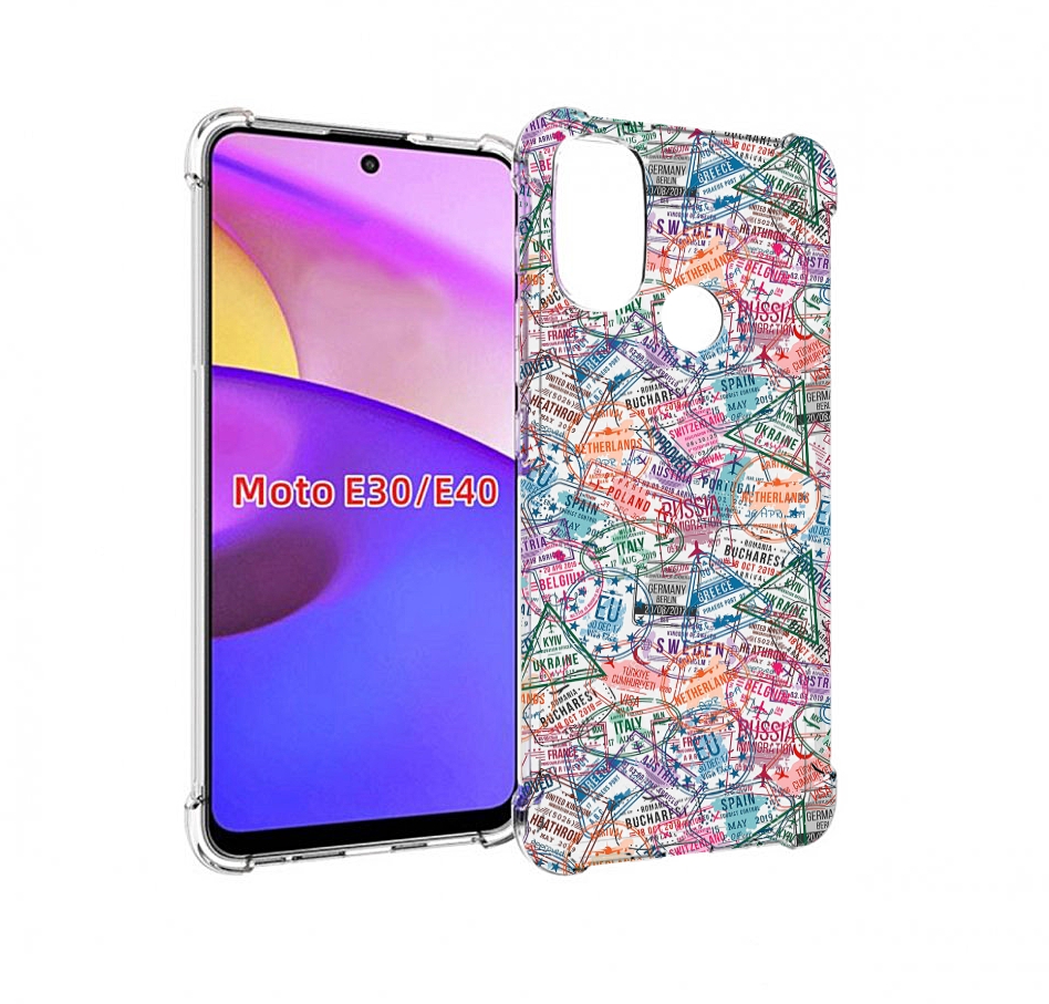 

Чехол бампер MyPads загранчехол для Motorola Moto E30., Прозрачный, Tocco