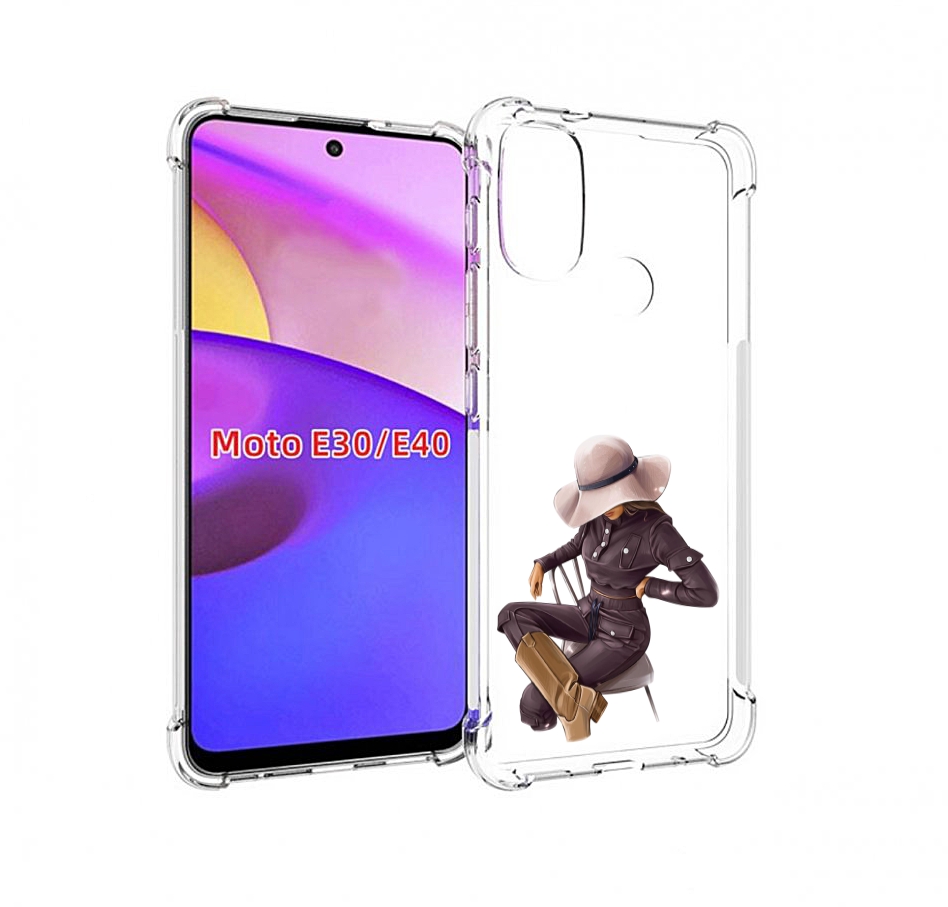 

Чехол бампер MyPads загадочная-девушка-в-костюме женский для Mot, Прозрачный, Tocco