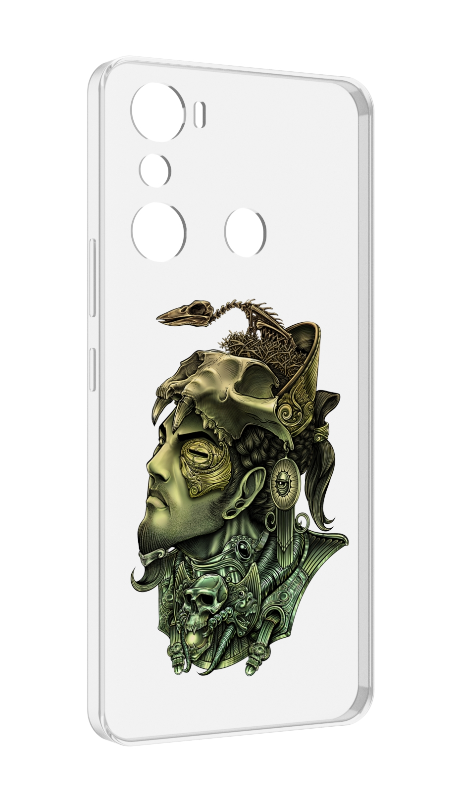 

Чехол MyPads бронзовый воин для Infinix Hot 20i, Прозрачный, Tocco