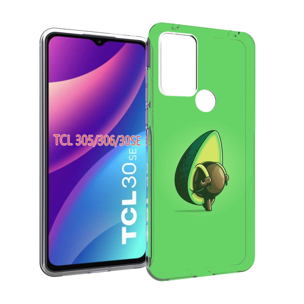 

Чехол MyPads авокадо с сумкой для TCL 30SE/305/306/30E, Tocco