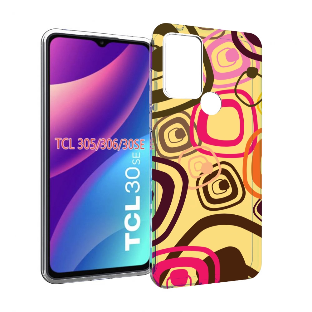 

Чехол MyPads абстракция-на-желтом-фоне для TCL 30SE/305/306/30E, Tocco