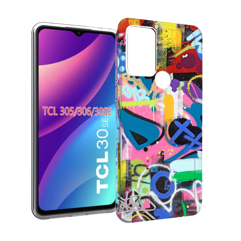 

Чехол MyPads абстракция-графити для TCL 30SE / TCL 305 / TCL 306 / TCL 30E, Tocco