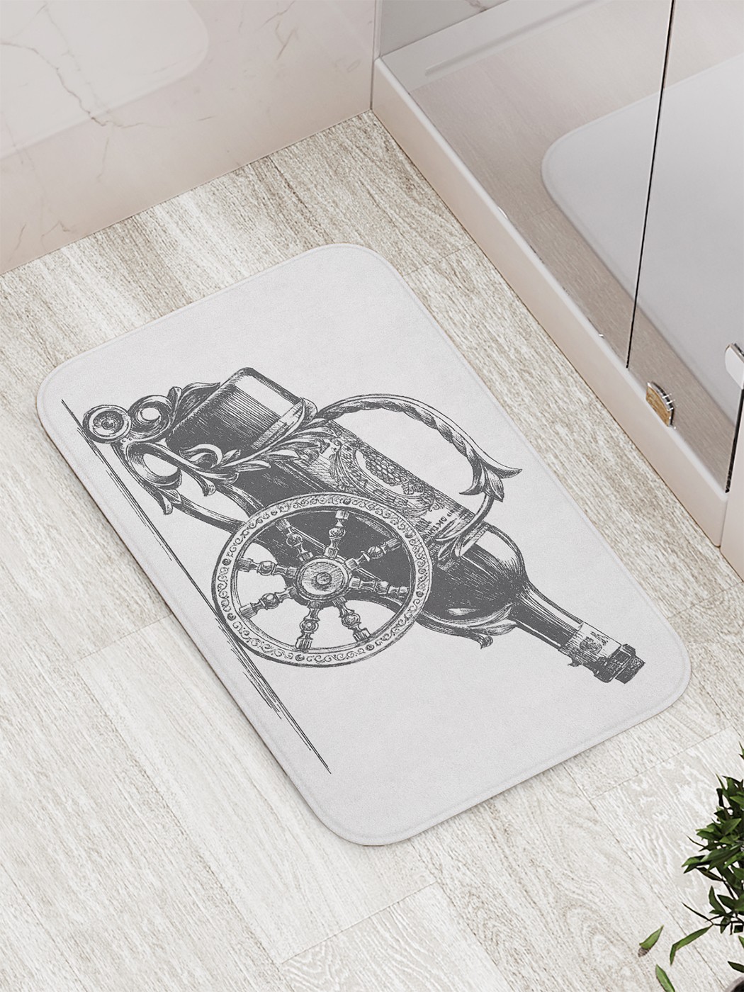 

Коврик противоскользящий для ванной, сауны, бассейна, 77х52 см bath_68162 JoyArty