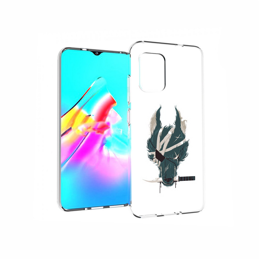 

Чехол MyPads Tocco для Asus Zenfone 8 волк-разбойник, Прозрачный, Tocco
