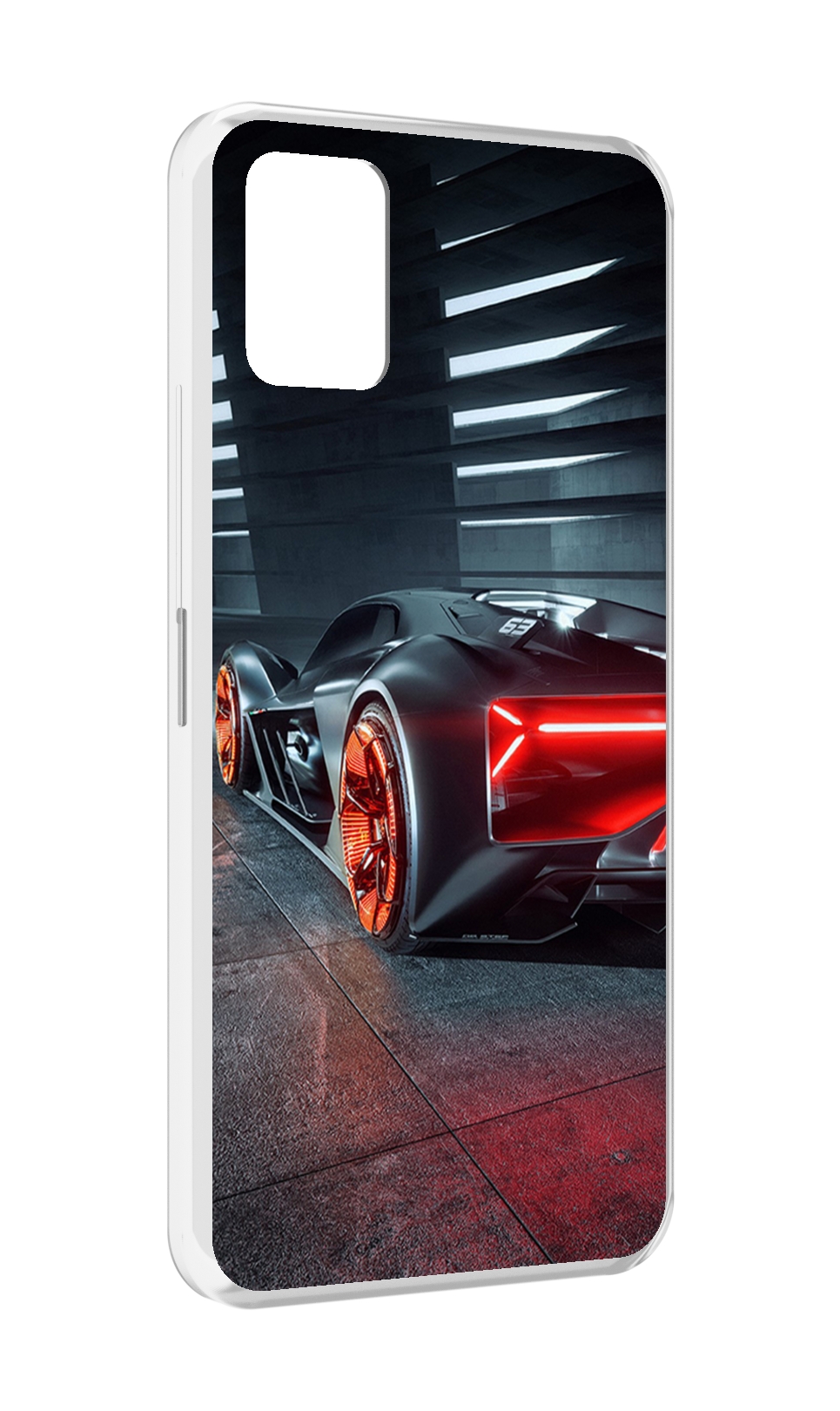 

Чехол MyPads Ночной-город мужской для Umidigi Power 5, Прозрачный, Tocco
