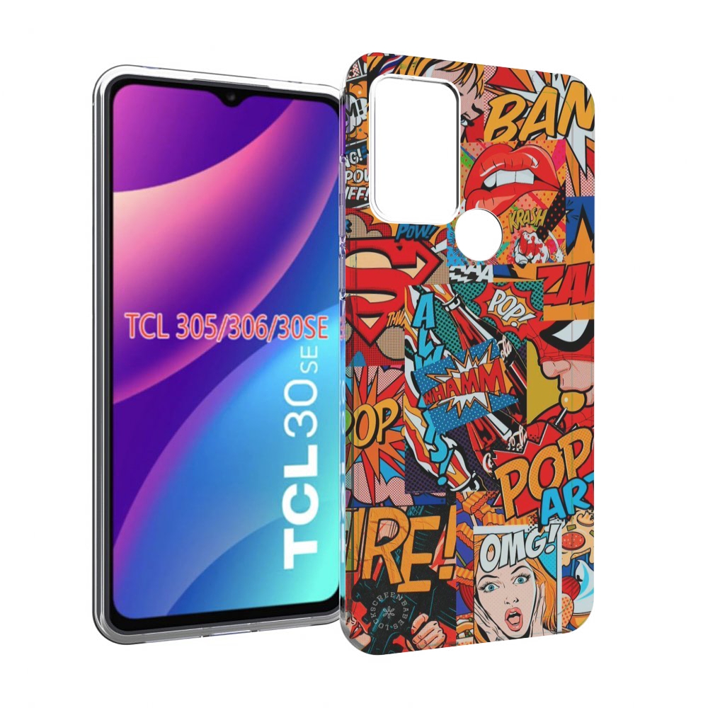 

Чехол MyPads Фон для TCL 30SE/305/306/30E, Tocco