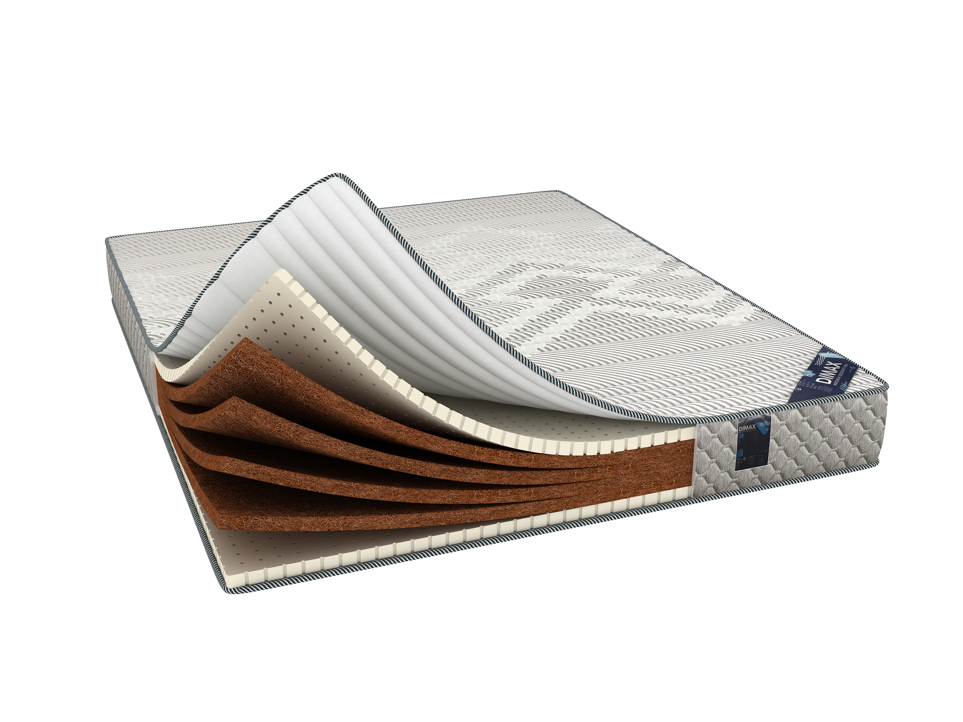 

Матрас ортопедический беспружинный DIMAX Онли Хард Люкс 95х180, Онли Хард Люкс