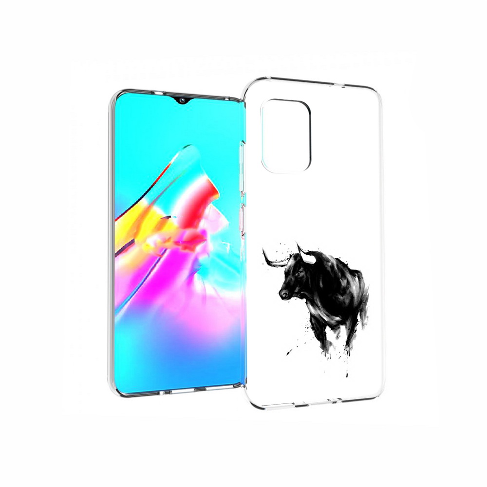 

Чехол MyPads Tocco для Asus Zenfone 8 бык, Прозрачный, Tocco