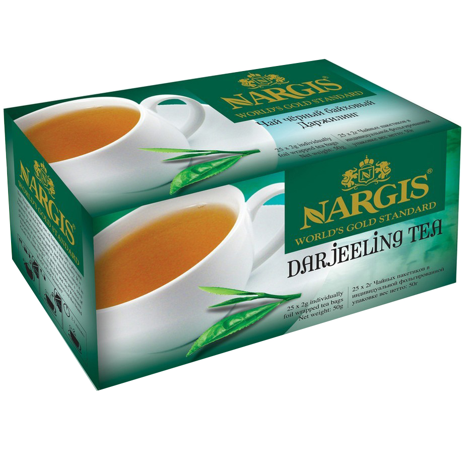 Чай черный Nargis Darjeeling 25 сашетов 335₽