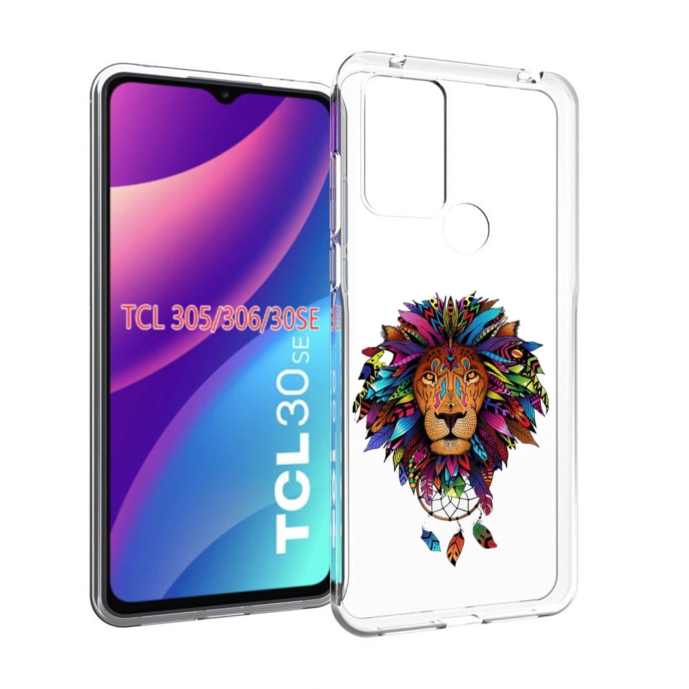 

Чехол MyPads Тотемный Лев для TCL 30SE/305/306/30E, Tocco