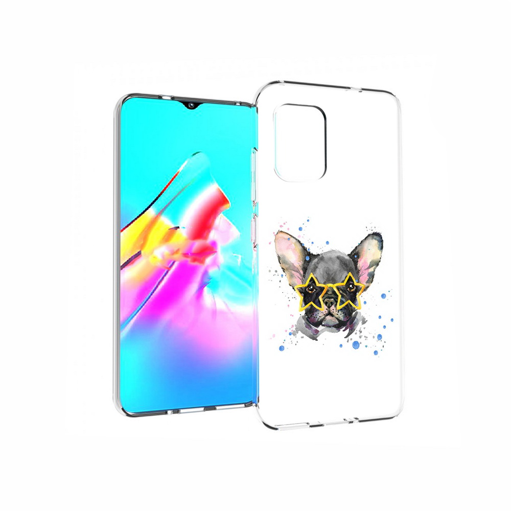 

Чехол MyPads Tocco для Asus Zenfone 8 буля в очках, Прозрачный, Tocco