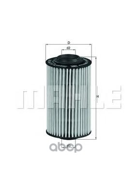 

Фильтр масляный Mahle/Knecht ox399d