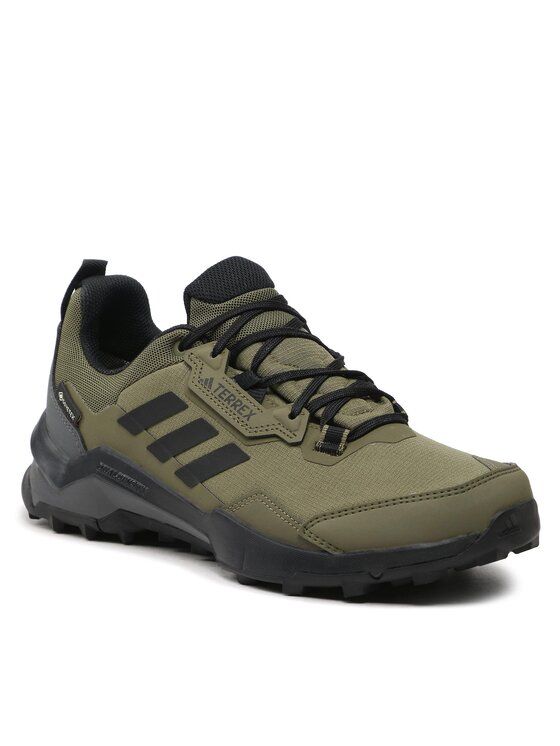 

Кроссовки мужские Adidas Terrex AX4 GORE-TEX Hiking Shoes HP7400 зеленые 40 2/3 EU, Зеленый, Terrex AX4 GORE-TEX Hiking Shoes HP7400