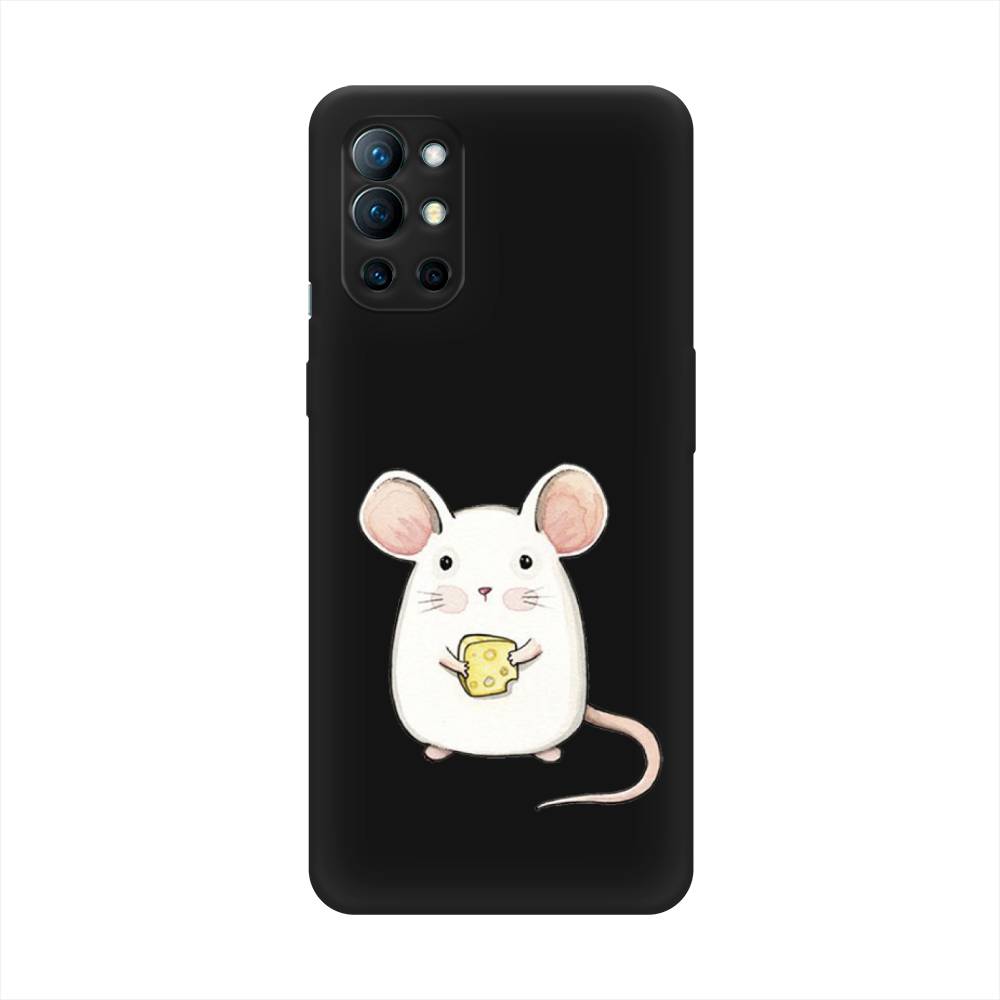 

Чехол Awog на OnePlus 9R / ВанПлас 9R "Мышка", Белый;розовый;прозрачный, 151652-1