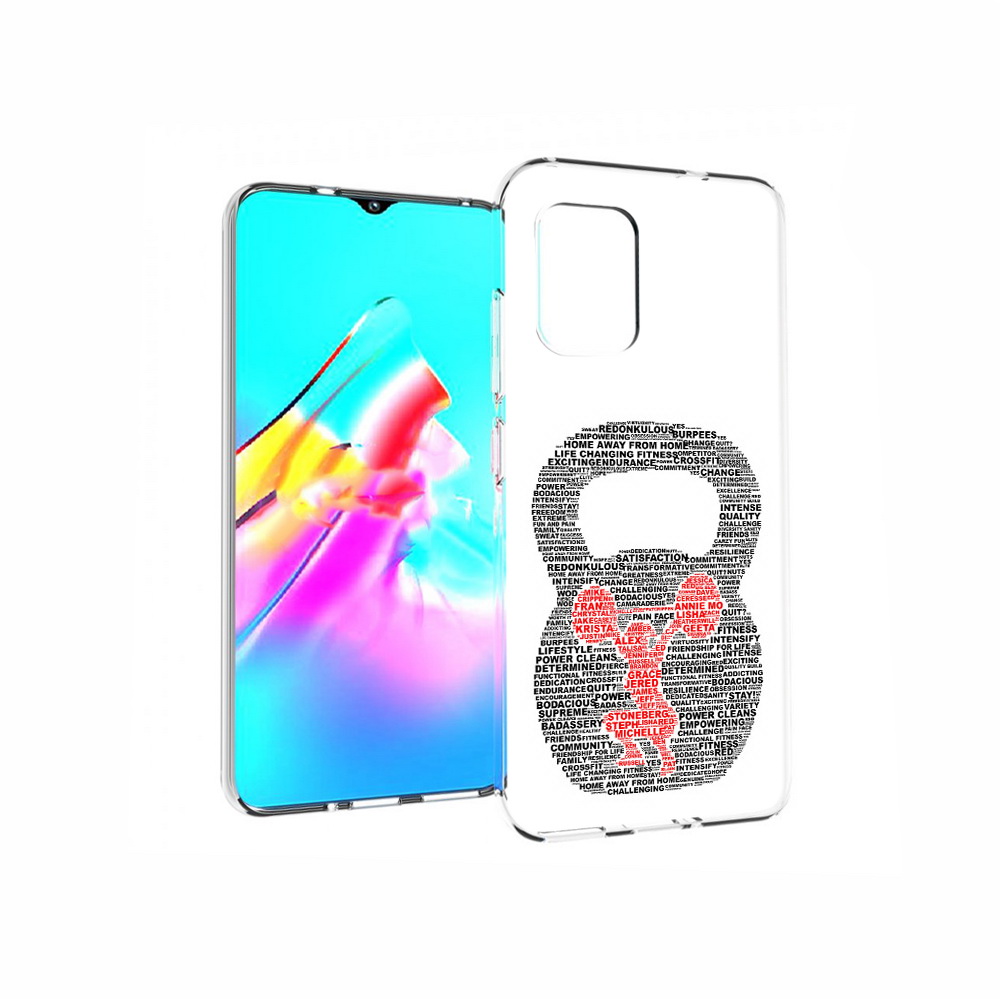

Чехол MyPads Tocco для Asus Zenfone 8 бодибилдинг гиря из слов, Прозрачный, Tocco