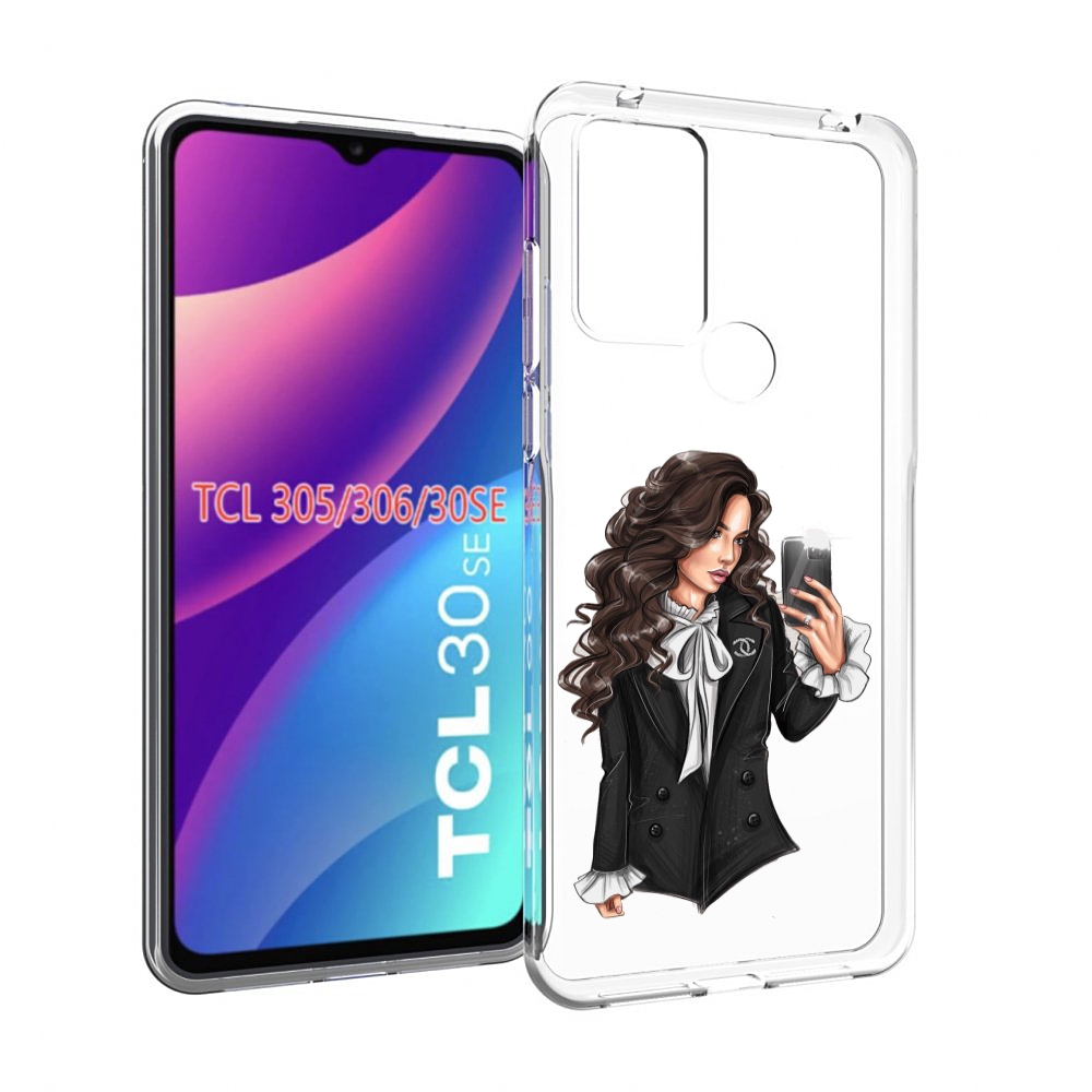 

Чехол MyPads Стильная-девушка для TCL 30SE/305/306/30E, Tocco