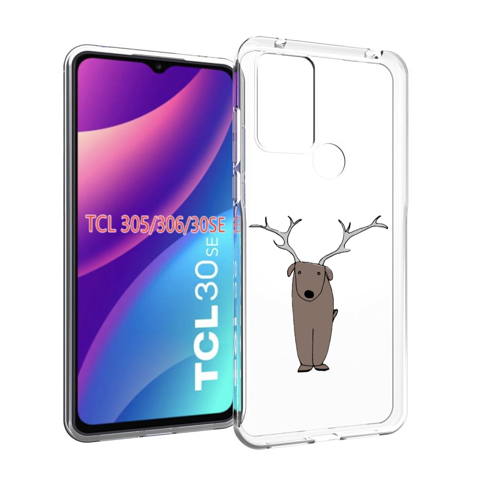 

Чехол MyPads Собака олень для TCL 30SE / TCL 305 / TCL 306 / TCL 30E, Tocco