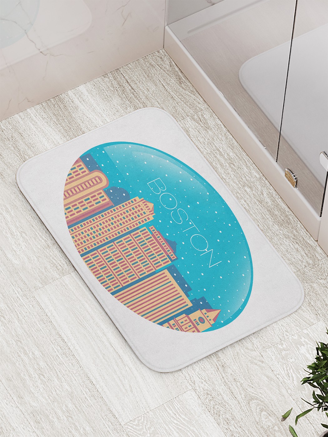 

Коврик противоскользящий для ванной, сауны, бассейна, 77х52 см bath_68046 JoyArty