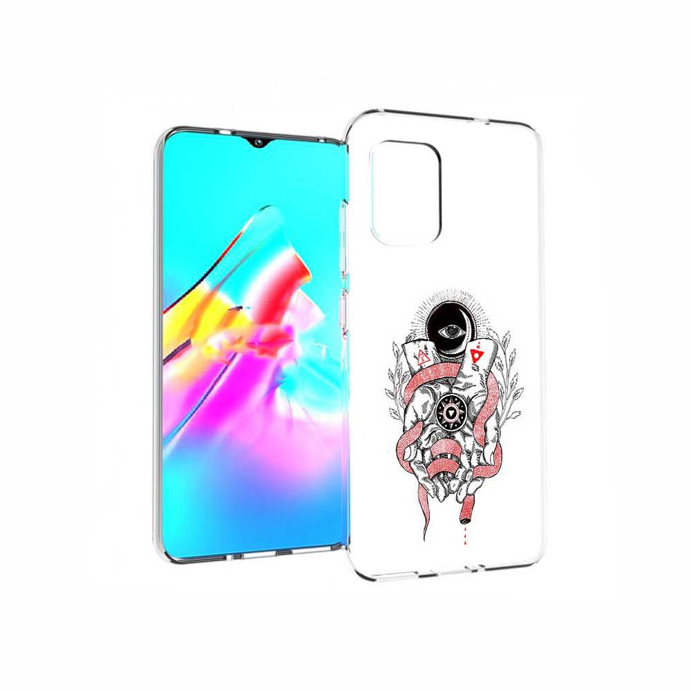 

Чехол MyPads Tocco для Asus Zenfone 8 абстрация связанные руки, Прозрачный, Tocco